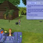 The Sims Castaway Stories gameplay screen