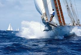 Glide through the open seas with sailing.