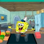 spongebob flip or flop gameplay window